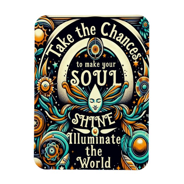 Íman Aceitar Chances (Vertical)