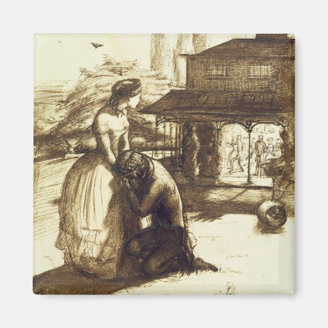 Íman Aceite, 1853 (tinta caneta e castanha no papel) (Frente)