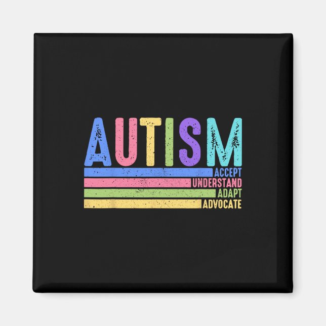 Íman Aceite do Autismo Entenda Adapte Advogue Educação  (Frente)
