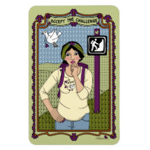 Aceite o ímã do frigorífico Challenge_A_4x6