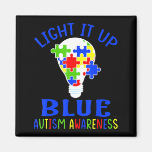Íman Acenda-O Quebra-cabeça de Consciência do Autismo A