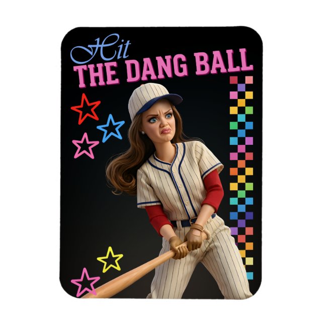 Íman Acerta a Bola, Caramba! Boneca de Mãe de Jogador d (Vertical)