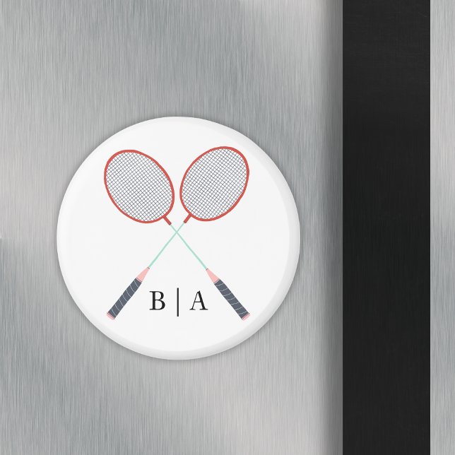 Íman Acessórios da cozinha de Badminton Personalizados  (Badminton Kitchen Accessories Racket Custom Magnet
)