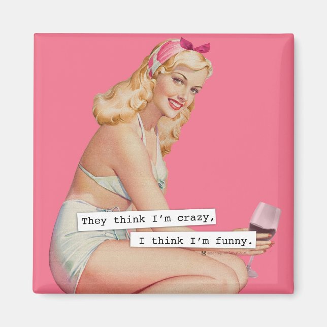 Íman Acham que sou louco, acho que sou engraçado (Frente)