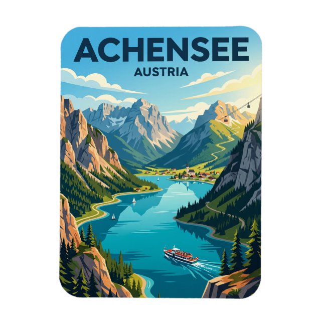 Íman Achensee Áustria (Vertical)