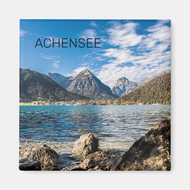Íman Achensee Tirol Retro Áustria Feriado Souvenir (Frente)