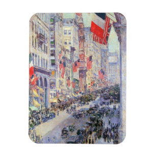 Íman Acima da avenida da 34a rua por Childe Hassam