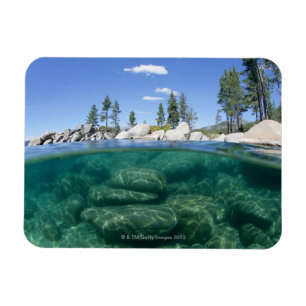 Íman Acima e abaixo de Lake Tahoe