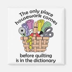 Íman Acolchoado antes dos trabalhos domésticos