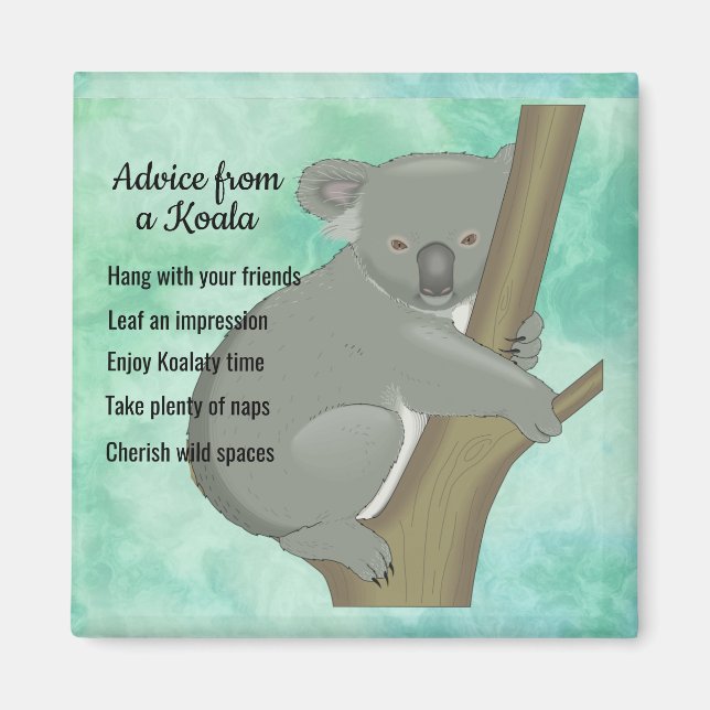Íman Aconselhamento de um Magnet Design Koala (Frente)