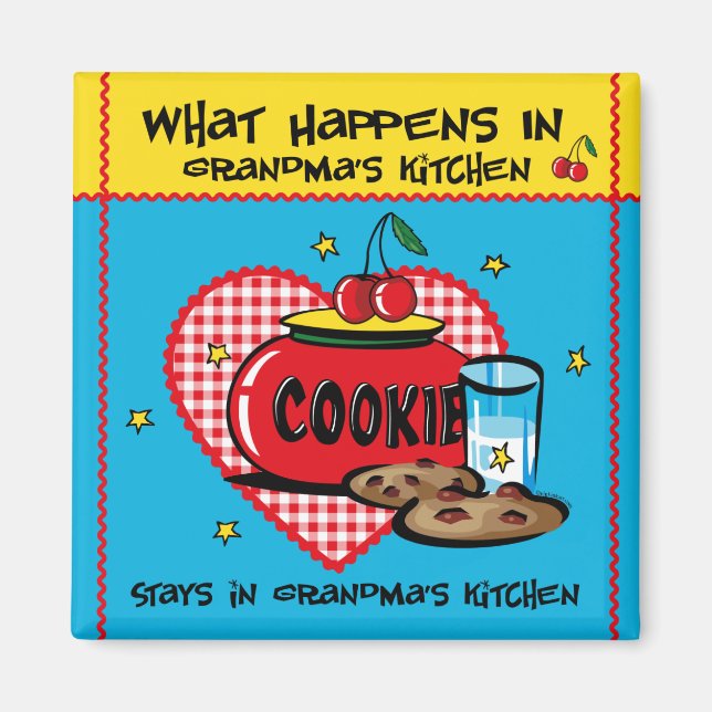 Íman Acontece na cozinha da vovó (Frente)