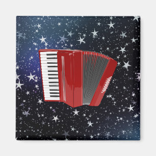 Íman Acordo Vermelho sobre o Céu Noturno