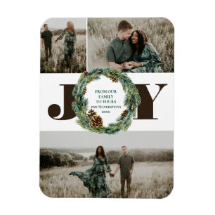 Íman Acorn Wreath Natal Holiday