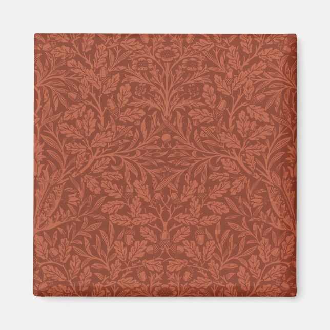 Íman Acorns e Oak Leaves (por William Morris) (Frente)