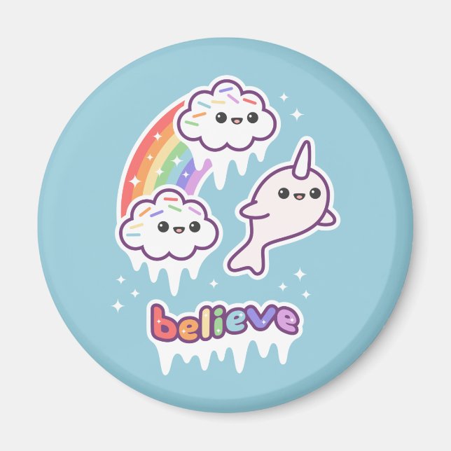 Íman Acredite em Narbalas (Frente)