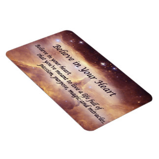 Íman Acredite em seu coração, inspirador