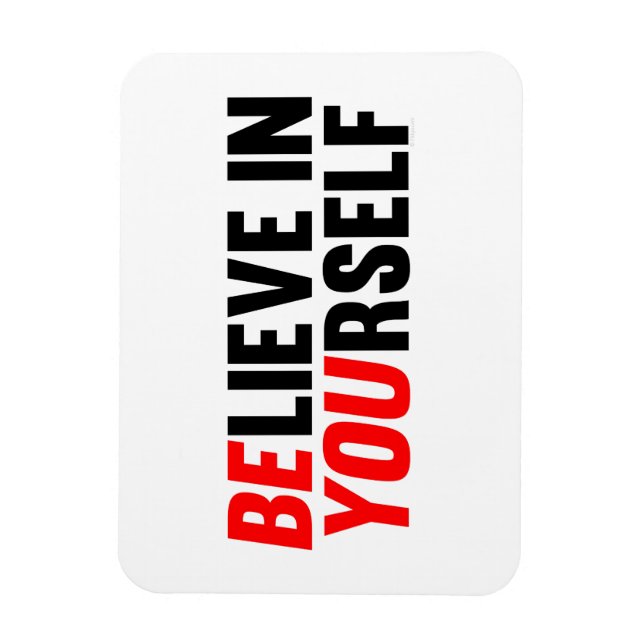 Íman Acredite em si mesmo (Vertical)