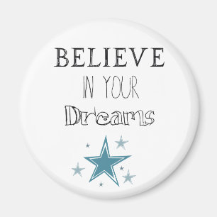 Íman Acredite na sua citação Inspiracional do Dreams St