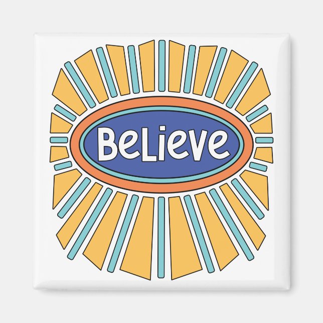 Íman Acredite - Tenha Fé (Frente)