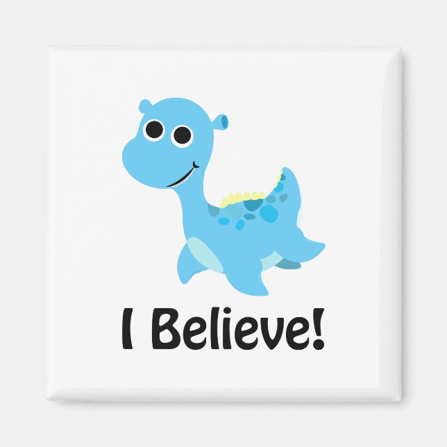 Íman Acredito! Nessie Azul (Frente)