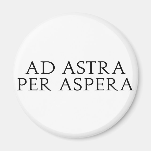 Íman Ad Astra Per Aspera (Frente)