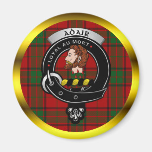 Íman Adair Clan Crachá & Tartan