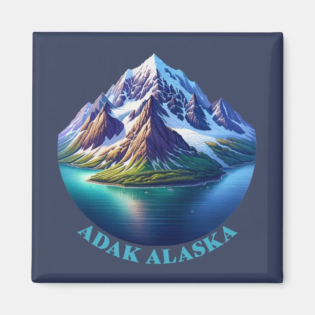 Íman Adak Alaska (Frente)
