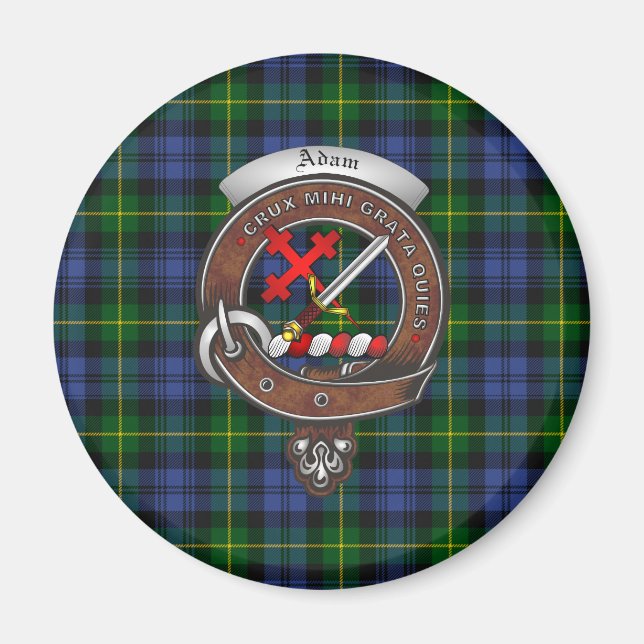 Íman Adam Clan Crachá Magnets (Frente)