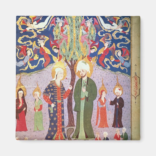 Íman Adam e Eve e seus treze gêmeos (Frente)