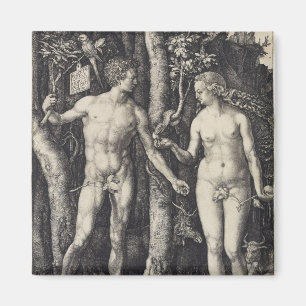 Íman Adam e gravura da véspera por Albrecht Durer