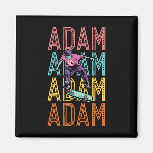 Íman Adam Skate Personalizado Hob  (Frente)