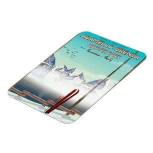 Íman Adamello Brenta Parque natural Itália Vacinar impr