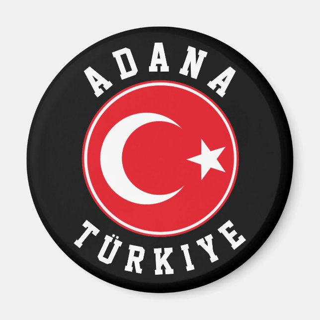 Íman Adana, Turquia Magnet (Frente)