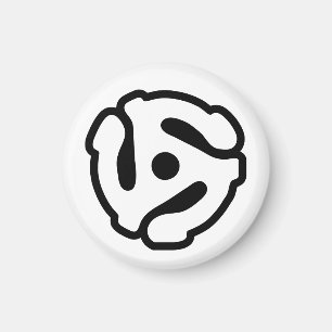 Íman Adaptador de vinilo de 7 polegadas e 45 rpm, inser