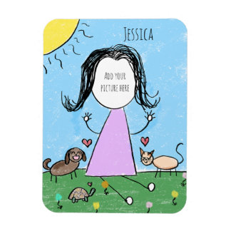 Íman Add your own image | Cute Stick Figure