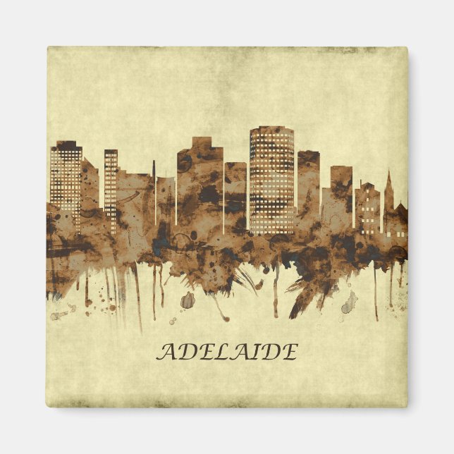 Íman Adelaide Austrália Cityscape (Frente)