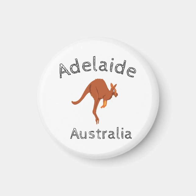 Íman Adelaide Austrália Kangaroo (Frente)