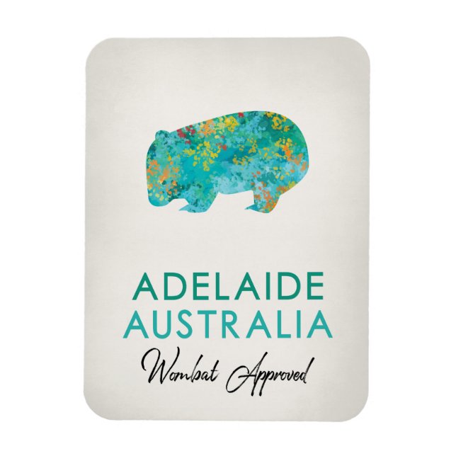 Íman Adelaide Austrália Wombat (Vertical)