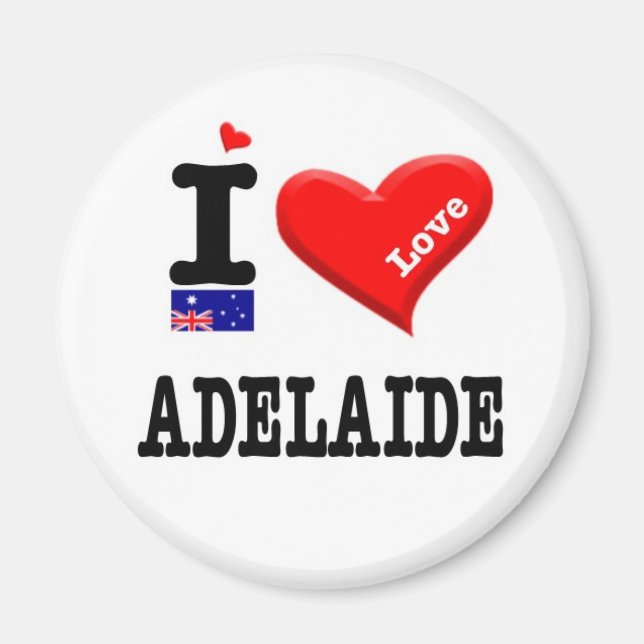 Íman ADELAIDE - Eu amo (Frente)