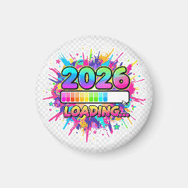 Íman Adesivo Barra de Progresso 2026 Carregando...