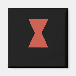 Íman Adesivo de aranha de vidro preto