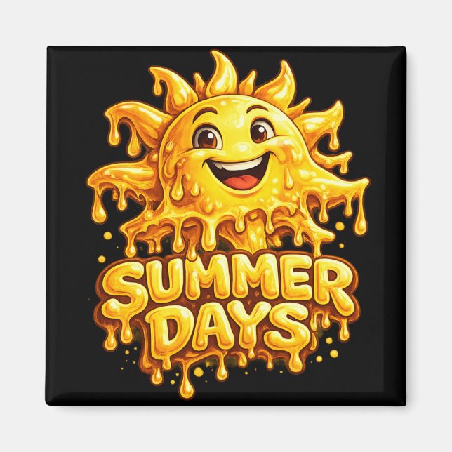 Íman Adesivo de Dias de Verão (Frente)