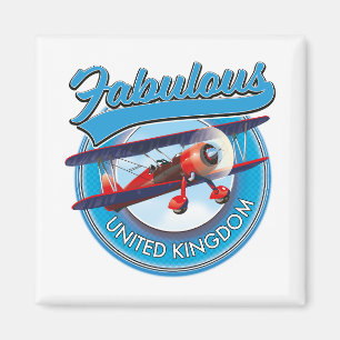 Íman Adesivo de viagem do Reino Unido fabuloso.
