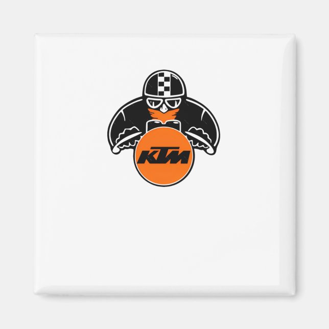 Íman Adesivo do logotipo Ktm4 (Frente)
