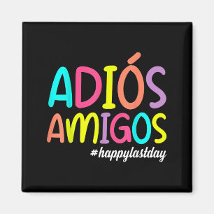 Íman Adeus Amigos Feliz Último Dia De Aula Espanhol