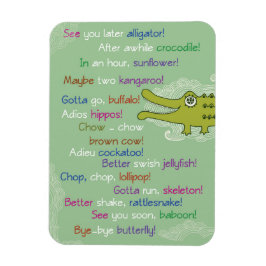 Íman Adeus e boa sorte do Grupo Alligator