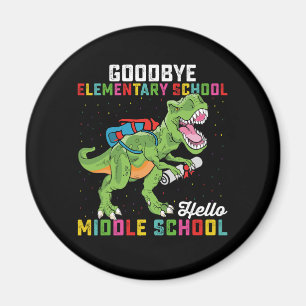 Íman Adeus Ensino Fundamental Olá T Rex do Ensino Médio