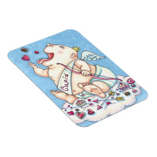 ÍMAN  ADICIONADO AO AMOR BABY CUPID ENGRAÇADO, CHOCOLATE