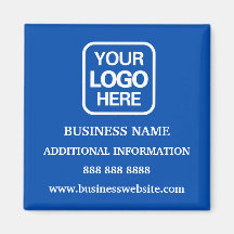 Adicionar logotipo simples, azul profissional mode