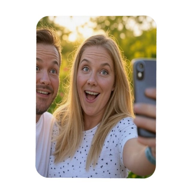 Íman Adicionar Personalização de Selfie (Vertical)